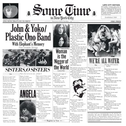 Some Time in New York City cover